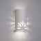 Luxury Lighting Asavva 13 in Tall Half Sun Ceramic Outdoor Wall Light, Paintable White Bisque, 2PK (2) 411-33A-W-ud-7-17 - alternate 1