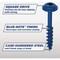 Kreg Blue-Kote Pocket-Hole Screw #8 Thread, 2" L, Coarse Thread, Maxi-Loc Head, Sharp Point, Zinc SML-C2B-50 - alternate 7