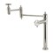 Kingston Brass Deck Mount Pot Filler Faucet with Knurled Handle, Polished Nickel KS3706RKX - alternate 1