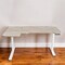 Homeroots 59" Adjustable Light Khaki and White L Shape Standing Desk 528670 - alternate 3