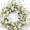 Homeroots 23" Green and White Artificial Spring Daisy Wreath 516071 - alternate 2