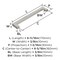 Amerock Monument 6-5/16 inch (160mm) Center-to-Center Satin Nickel Cabinet Pull, 10PK 10VMP36572G10 - alternate 3