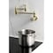 Kingston Brass Wall Mount Pot Filler Faucet, Polished Brass KS3102CG - alternate 2