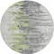Homeroots 8' Green And Silver Round Abstract Washable Indoor Outdoor Area Rug 582388 - alternate 3