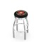 Holland Bar Stool Co 25" Chrome U.S. Marines Swivel Bar Stool, Accent Ring L8C3C25Marine - alternate 1