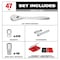 Milwaukee Tool 47pc 1/2" Drive Ratchet & Socket Set with PACKOUT Low-Profile Organizer 48-22-9487 - alternate 7