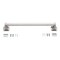 Oakbrook Collection Brushed Nickel Towel Bar 18 in. L Die Cast Zinc BH-OB3018BN - alternate 4