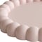 Homeroots 6in Pale Pink Resin Handmade Round Trinket Tray 724182 - alternate 3