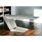 Homeroots 71" Silver Aluminum Writing Desk 319062 - alternate 5