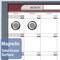 Quartet Boards, Magnetic Dry Erase, Fiberboard Frame, White/Clear 72982 - alternate 10