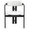 Leisuremod Velo Series Modern Dining Chair in Black Wood with Off White Seat, 2PK VCBL-51OW-2 - alternate 8