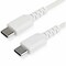 Startech.Com 1m USB C Charging Cable Durable Cord 60W RUSB2CC1MW - alternate 1
