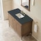 James Martin Vanities Kinnsden 48" Single Vanity, Weathered Oak w/ 3 CM Charcoal Soapstone Silestone Top D680-V48-WTO-3CSP - alternate 4