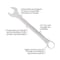 Sunex 5 Pc. Metric Raised Panel Combination Wrench Set 9605MA - alternate 3