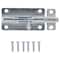 Prosource Lockable Barrel Bolt, 0.31 Dia in Bolt Head, 4 in L Bolt, Steel, Zinc BH-103-PS - alternate 1