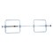 Vestil 1 Piece Aluminum Galvanized Cargo Bar 104in L x 4 5/8in W 23 15/16in H With Hoops Silver CB-H7-7 - alternate 4