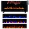 Northwest Electric Fireplace 50 in Wall Mounted with Bluetooth Speakers & Remote to Adjust LED Flames 80-BEF-50B - alternate 5