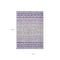 Homeroots 10' X 14' Purple Lavender And Ivory Geometric Washable Indoor Outdoor Area Rug 613872 - alternate 7