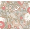 York Wallcoverings Poppies Grey and Pink Metallic Wallpaper GO8314 - alternate 1