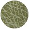 Homeroots 8' Round Green Round Abstract Washable Non Skid Indoor Outdoor Area Rug 559645 - alternate 8