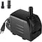 Simple Deluxe HealSmart 200GPH Submersible Pump with 5.2ft High Lift, 15W Ultra Quiet Fountain Water Pump with 2 LGPUMP200GV2 - alternate 1