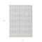 Homeroots 10' X 14' Silver And Ivory Geometric Washable Indoor Outdoor Area Rug 577114 - alternate 4