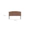 Homeroots Brown Natural and Rustic Woven Banana Leaf Curved Queen Size Headboard 474691 - alternate 4