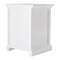 Homeroots 24" White Solid Wood Distressed One Drawer Nightstand 397622 - alternate 8