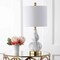 Jonathan Y Anya 20.5" Mini Glass LED Table Lamp, Black/White JYL1028D - alternate 6