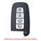 Aks Keys New Smart Prox Replacement Remote Keyless Case Shell Housing For Hyundai Kia RS-HYUNDAI-10 - alternate 1