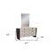 Homeroots 34" Refined Beige High Gloss Dresser 329659 - alternate 3