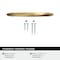 Amerock Arc 3-3/4 inch (96mm) Center-to-Center Champagne Bronze Cabinet Pull, 10PK 10VMP37356CZ - alternate 4