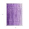 Homeroots 9' X 12' Purple And Lavender Ombre Washable Indoor Outdoor Area Rug 581826 - alternate 7