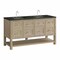 James Martin Vanities Breckenridge 60" Double Vanity, Whitewashed Oak, w/ 3 CM Phantome Eclos Top 330-V60D-WWO-3PHT - alternate 3