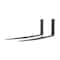 Vestil Forged Stl Forks, Carriage Pins, 5K, 60", PR F4-1.75-60-CPL - alternate 1