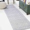 Jonathan Y Portmany Neutral Diamond Trellis Light Gray 2 ft. x 8 ft. Indoor/Outdoor Runner Rug IBZ104C-28 - alternate 1