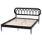 Baxton Studio Florica Art Deco Black Wood Queen Platform Bed 255-14153-ZORO - alternate 5