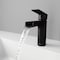 Vigo Ileana 7inH Single Hole Single-Handle Waterfall Bathroom Faucet in Matte Black VG01042MB - alternate 4