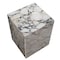 Homeroots 20" Ivory Marble Square Block End Table 569935 - alternate 7
