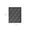 Homeroots 10' X 14' Charcoal And Black Trellis Indoor Outdoor Area Rug 545216 - alternate 6