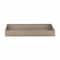 Homeroots 16in Gray Rectangular Wood Handmade Tray With Handles 483292 - alternate 1