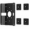 Compulocks VESA Glass Mount Bracket with Security Slot Black 201MGL - alternate 2