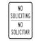Signmission No Soliciting No Solicitar, Heavy-Gauge Aluminum, 18" x 24", A-1824-24975 A-1824-24975 - alternate 2