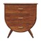 Homeroots 29" Brown Solid Wood Two Drawer Nightstand 719627 - alternate 1
