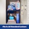 Lockermate Adjust-A-Shelf Locker Shelf & Organizer, Extends to Fit Your Locker, Includes Storage Drawer 5025-NVY - alternate 3