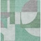 Homeroots 9' X 12' Green Sage And Gray Geometric Washable Indoor Outdoor Area Rug 617912 - alternate 5