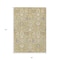 Homeroots 8' X 10' Gold Ivory And Gray Oriental Washable Indoor Outdoor Area Rug 598043 - alternate 5