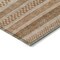 Homeroots 5' X 8' Terra Cotta And Rust Striped Washable Indoor Outdoor Area Rug 615387 - alternate 4