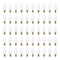 Bulbrite 15w Dimmable Clear CA8 Incandescent Light Bulbs Candelabra (E12) Base, 2700K Warm White Light, 50PK 861987 - alternate 1