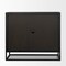 Homeroots 18in Black Iron and Metal Accent Cabinet With Two Doors 727719 - alternate 7